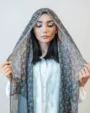 شال گلدار دور سکه‌ای
