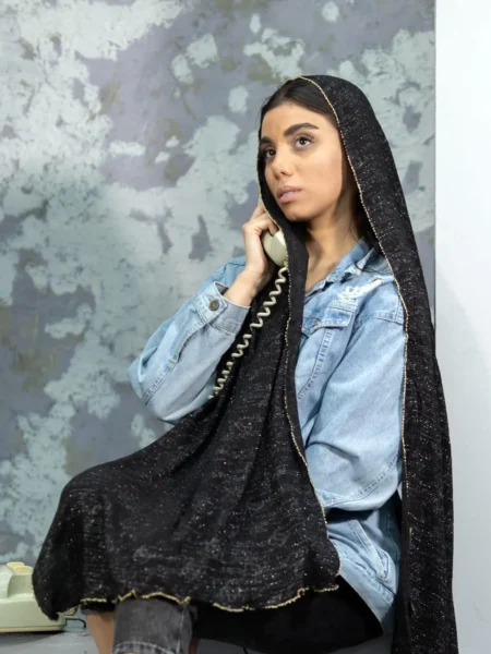 شال حاشیه زیپی