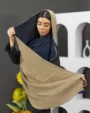 شال پلیسه دو رو