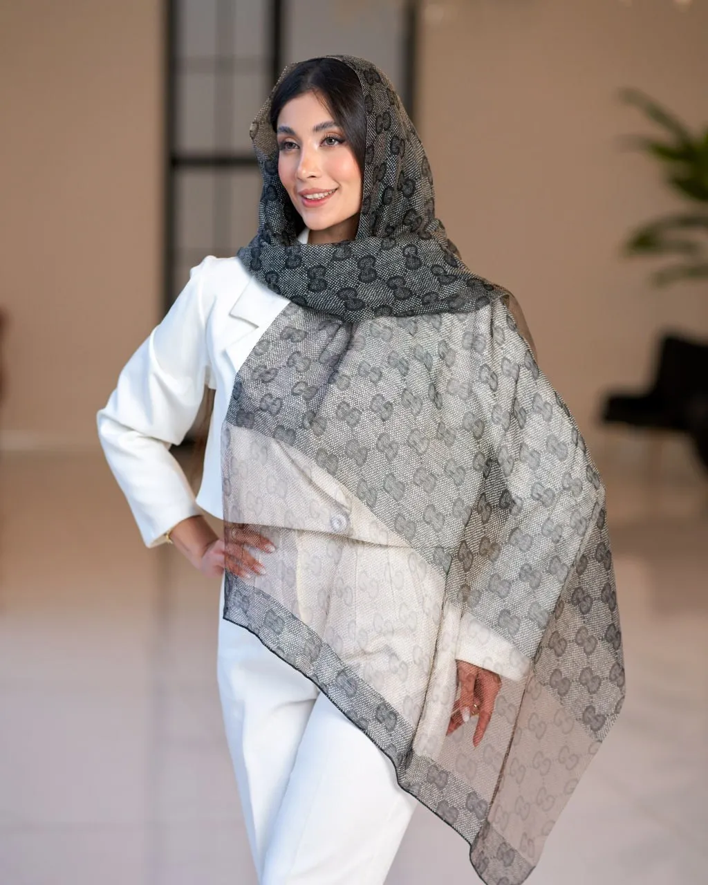 شال ابریشم تور گوچی