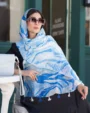 شال میشل آبی
