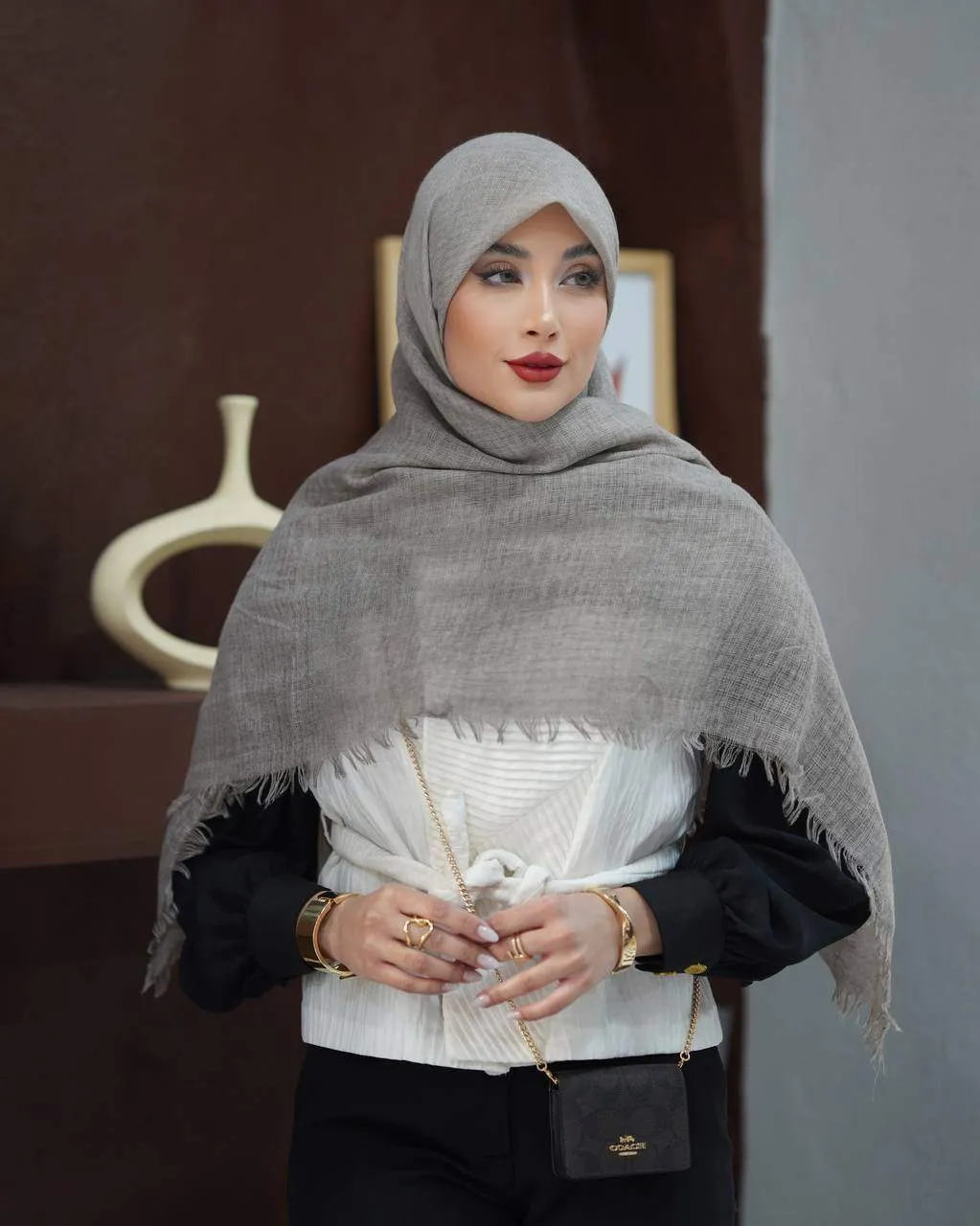 روسری سنگشور ساده