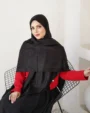 روسری ژاکارد مشکی