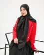 روسری ژاکارد مشکی