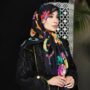 روسری ابریشم گوچی گلدار
