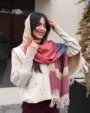 شال جناقی رنگی
