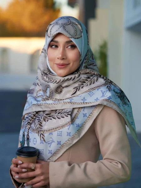 روسری ابریشم ال وی