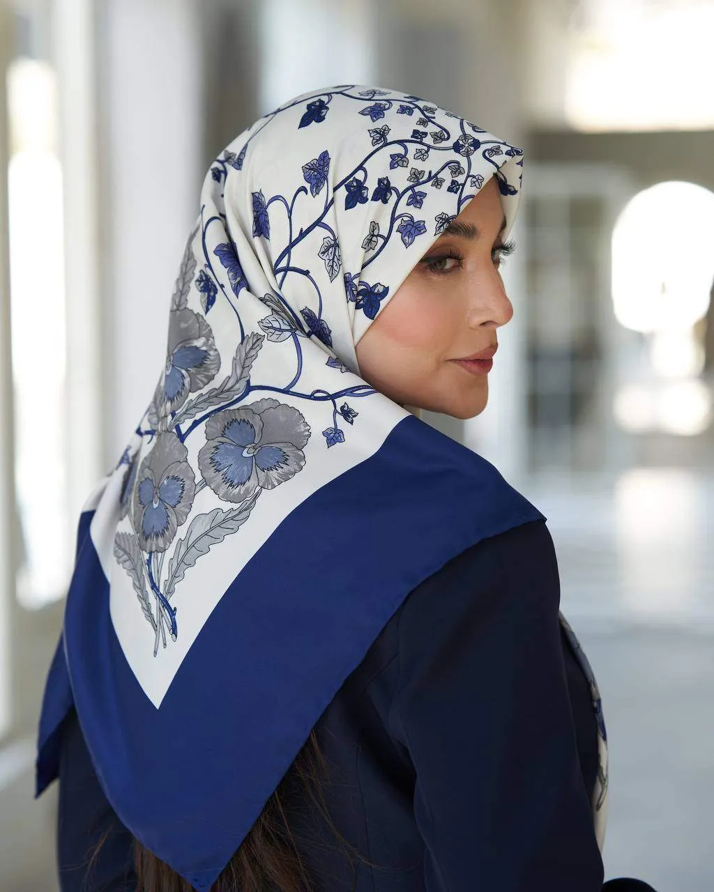 روسری ابریشم طرح گوچی