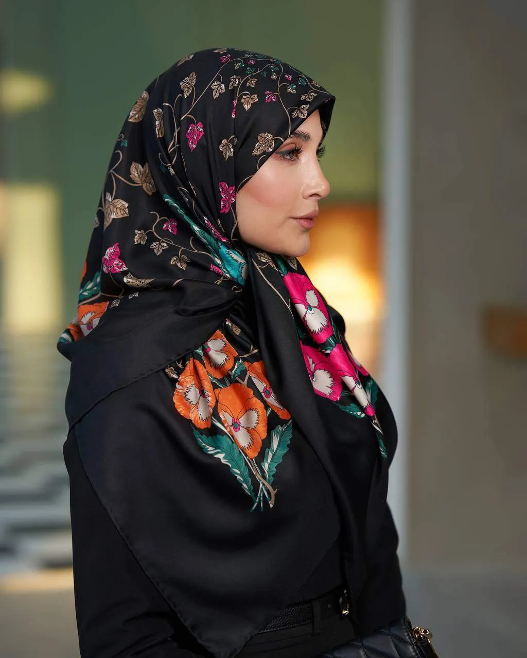 روسری ابریشم طرح گوچی