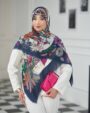 روسری نخی طاووس