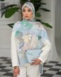 روسری نخی طاووس