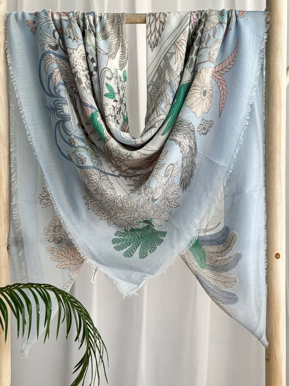 روسری نخی طاووس