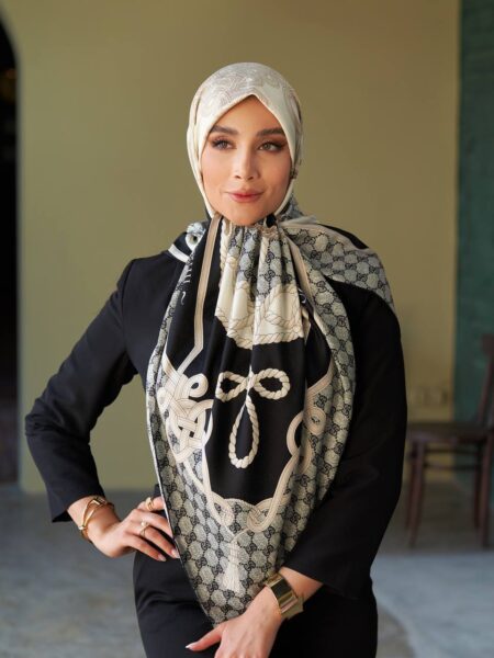 روسری ابریشم گوچی (طنابی)