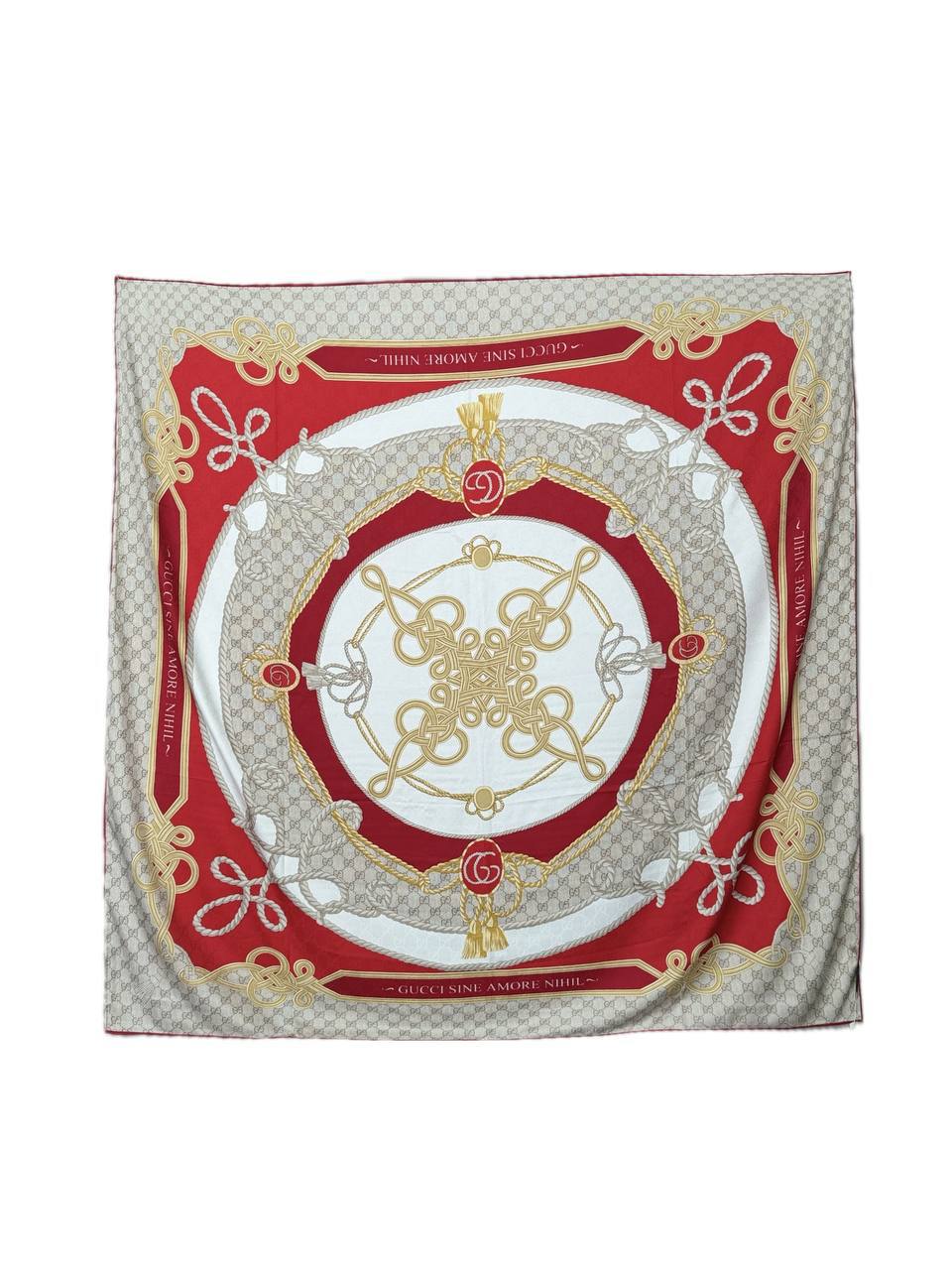 روسری ابریشم گوچی (طنابی)