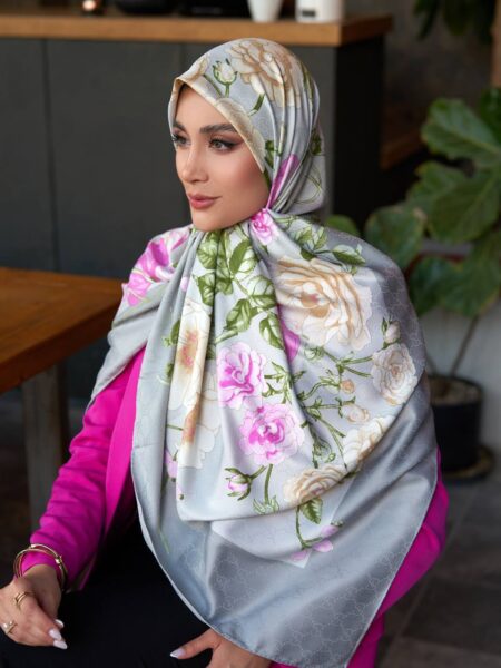 روسری ابریشم گوچی (کدو تنبل)