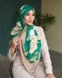 روسری ابریشم گوچی (کدو تنبل)