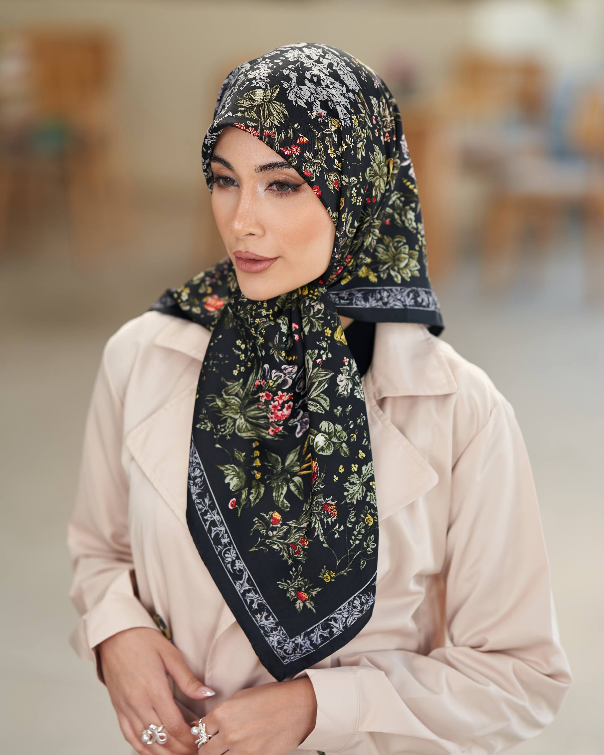 روسری ابریشم توییل باغ