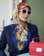 روسری ابریشم توییل هرمس