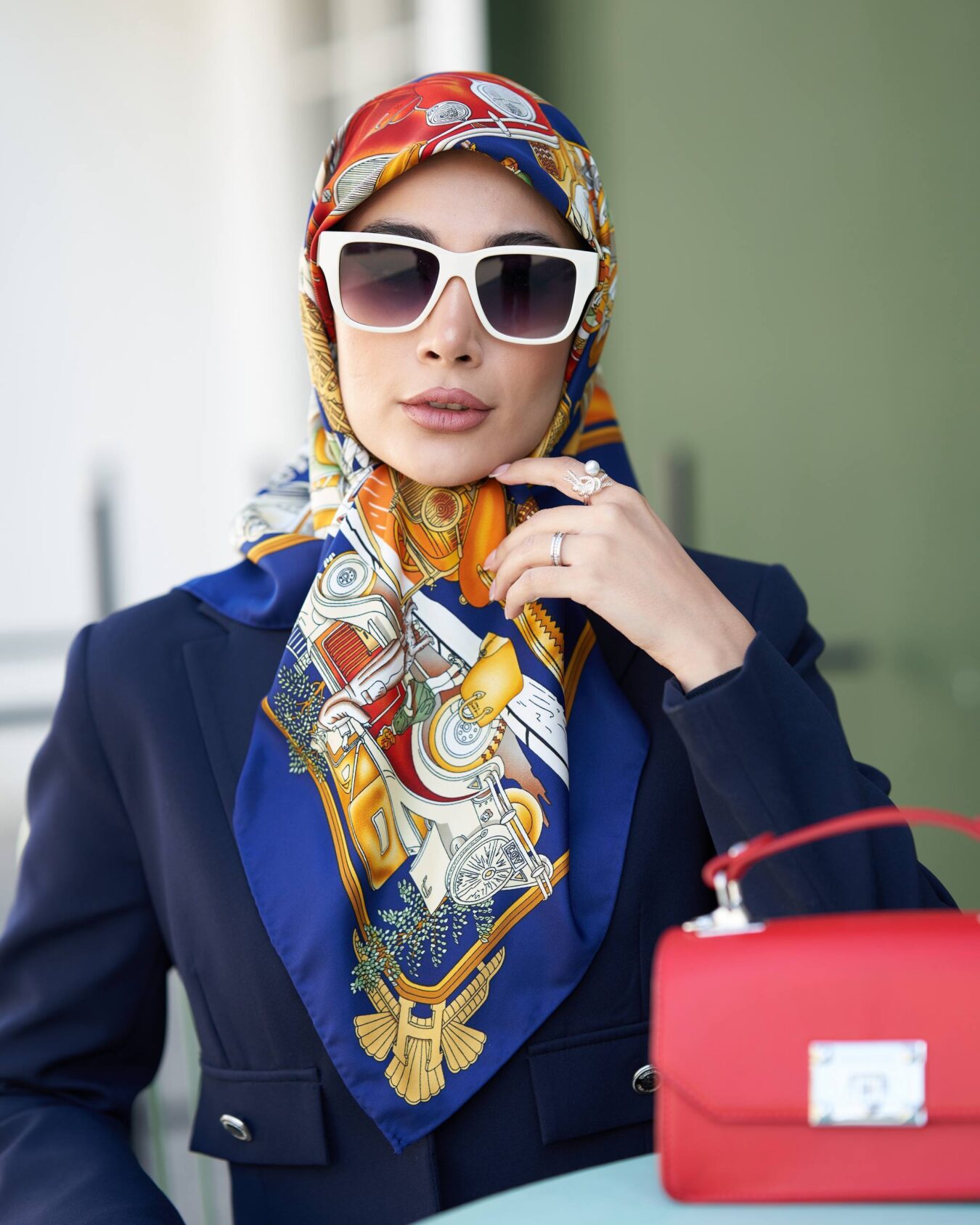 روسری ابریشم توییل هرمس
