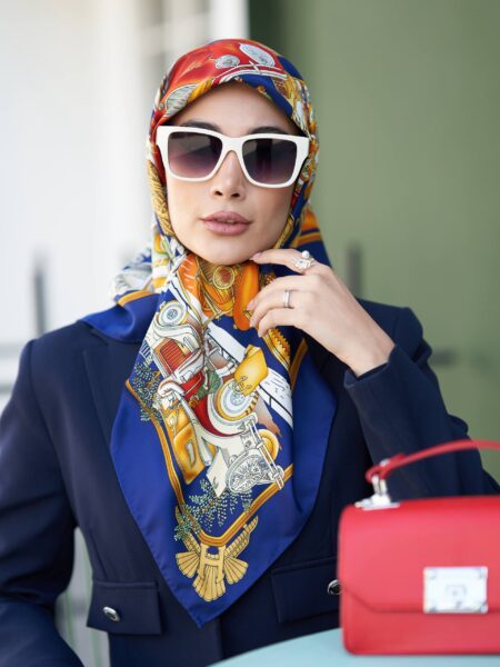روسری ابریشم توییل هرمس