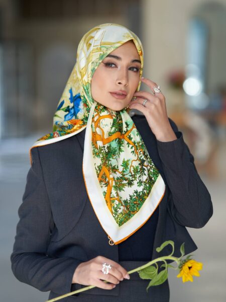 روسری ابریشم توییل لویی ویتون