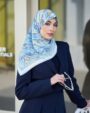 روسری ابریشم توییل آکواریوم