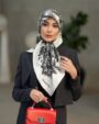 روسری ابریشم توییل کریستین دیور پروانه