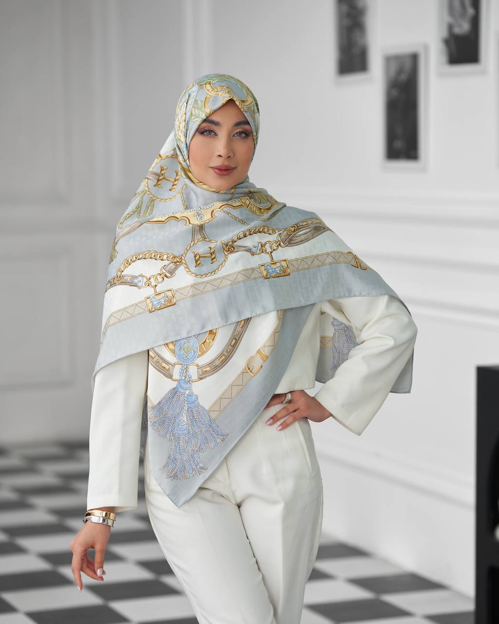 ابریشم ژاکارد هرمس