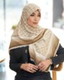 روسری ابریشم توییل ریشه سوزنی ال وی