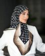 روسری ابریشم توییل ریشه سوزنی ال وی