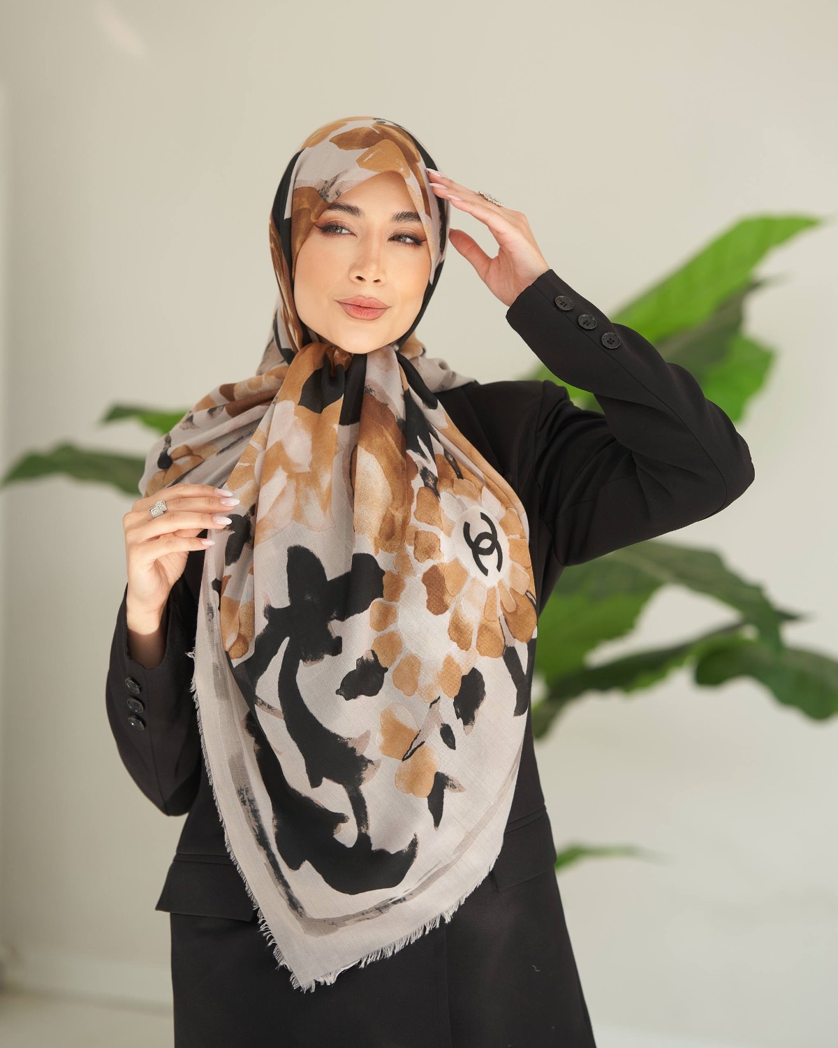 IMG_6073 روسری نخی طرح ابر