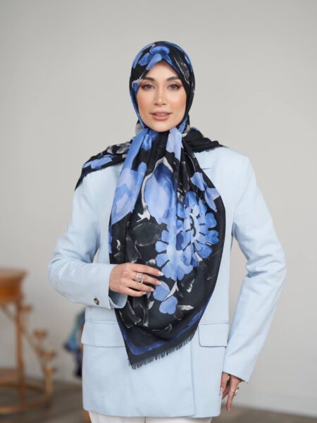 روسری نخی طرح ابر