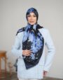 روسری نخی طرح ابر