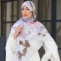 روسری نخی طرح ابر