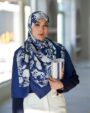 روسری ابریشم توییل پوست ماری