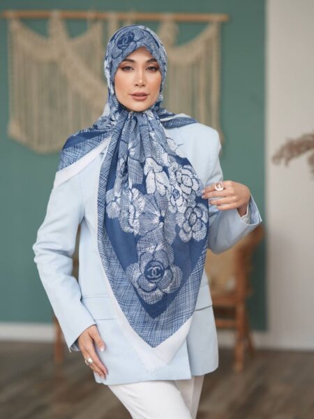 روسری نخی گل شانل